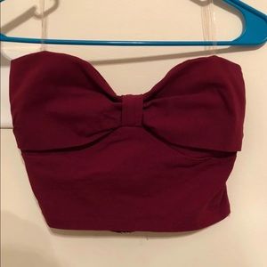 Wet Seal Bustier Top